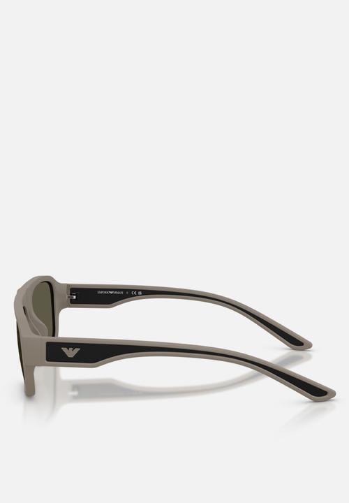 Emporio Armani - Emporio Armani 0EA4266U 55mm Eyewear - Rubberised Matt Light Brown