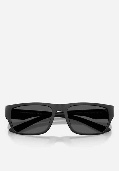 Emporio Armani - Emporio Armani 0EA4267U 57mm Eyewear - Rubberized Matte Black