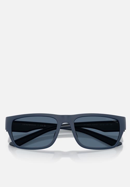 Emporio Armani - Emporio Armani 0EA4267U 57mm Eyewear - Rubberized Matte Blue