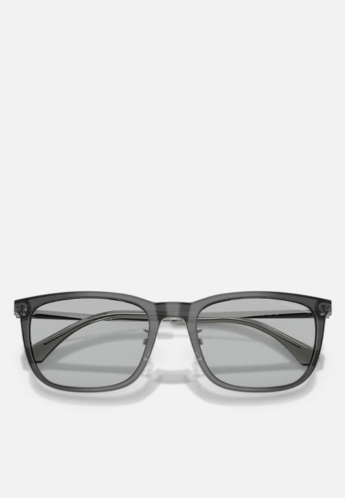 Emporio Armani - Emporio Armani 0EA4275D 56mm Eyewear - Shiny Transparent Grey