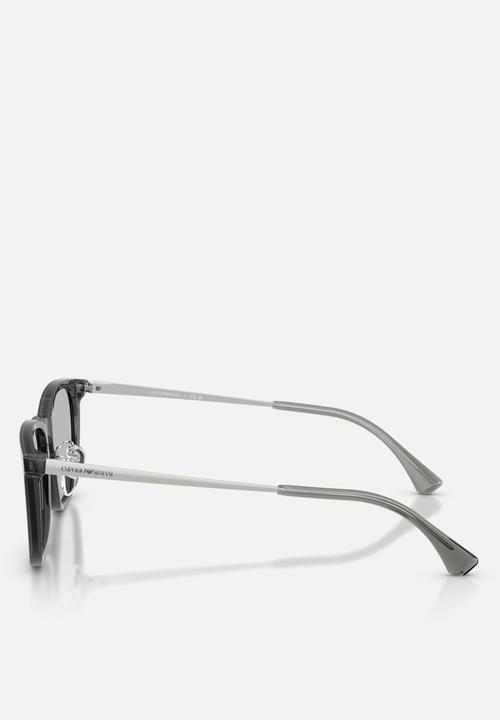 Emporio Armani - Emporio Armani 0EA4275D 56mm Eyewear - Shiny Transparent Grey