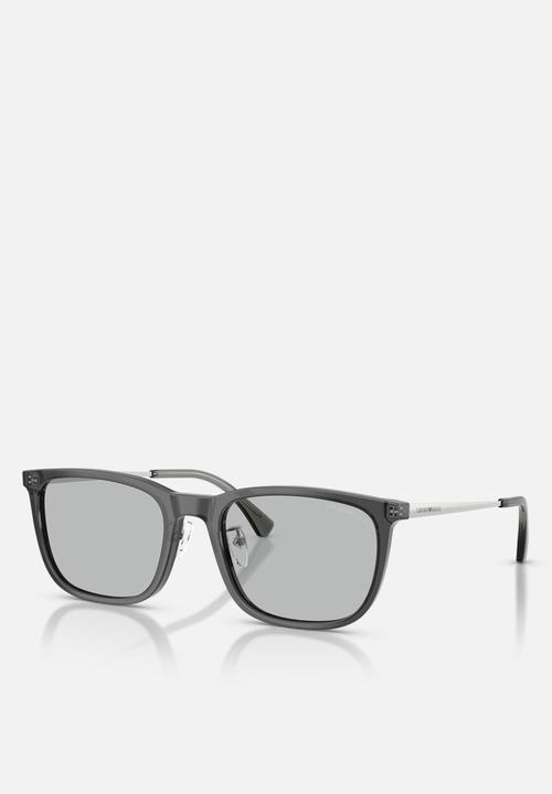 Emporio Armani - Emporio Armani 0EA4275D 56mm Eyewear - Shiny Transparent Grey