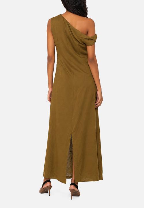 POLO - Wmn Poppy Sl Rouge  Dress  - Green