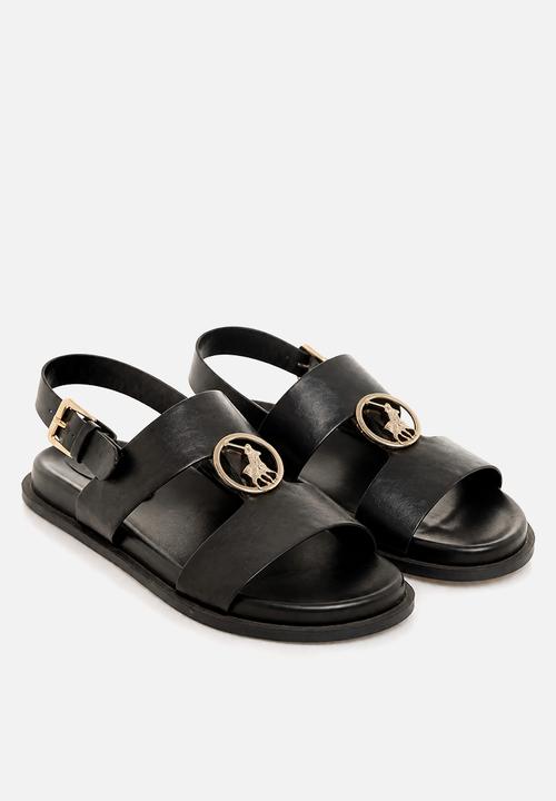 POLO - Moulded Trim Sandal - Black