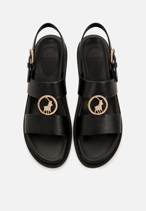 POLO - Moulded Trim Sandal - Black
