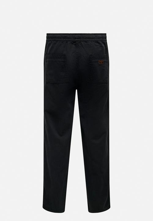 Only & Sons - Sinus Loose Pants - Black