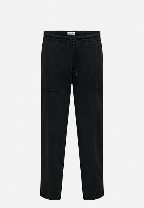 Only & Sons - Sinus Loose Pants - Black