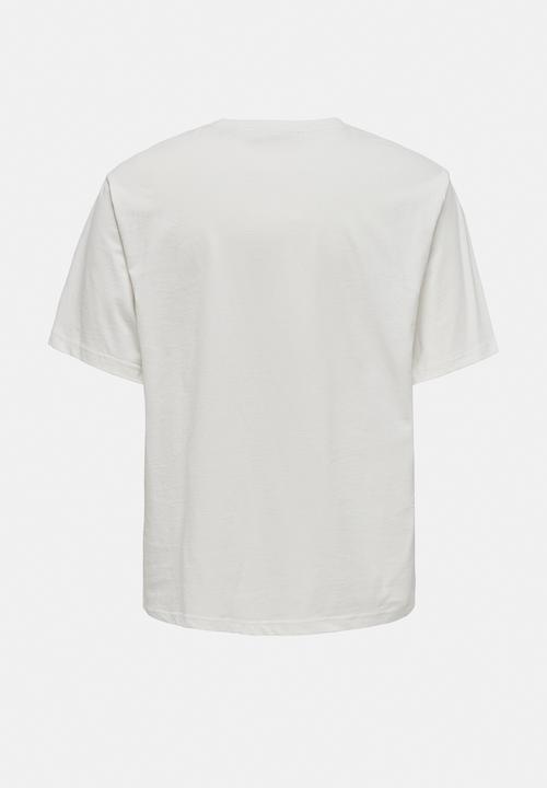Only & Sons - Curated RLX Print Short Sleeve Tee - Cloud Dancer