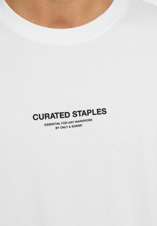 Only & Sons - Curated RLX Print Short Sleeve Tee - Cloud Dancer