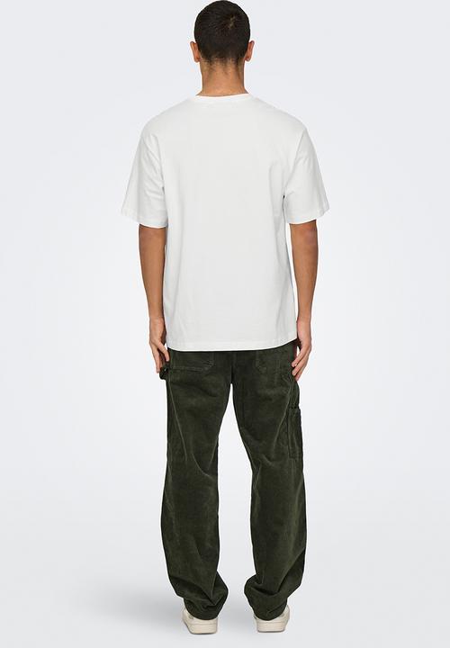 Only & Sons - Curated RLX Print Short Sleeve Tee - Cloud Dancer