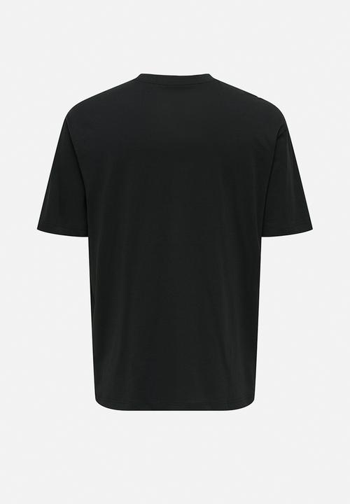 Only & Sons - Snoop Dogg Relaxx Short Sleeve License Tee - Jet Black