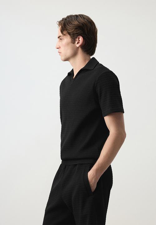 MANGO - Poloshirt Armip - Black