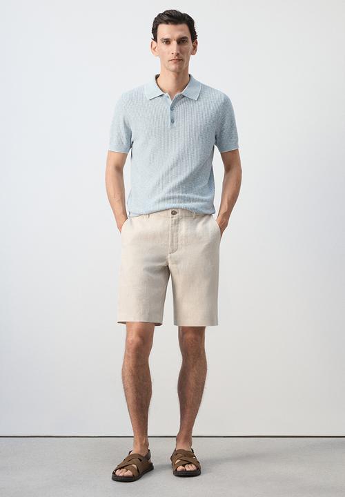 MANGO - Poloshirt Flew - Sky-Blue