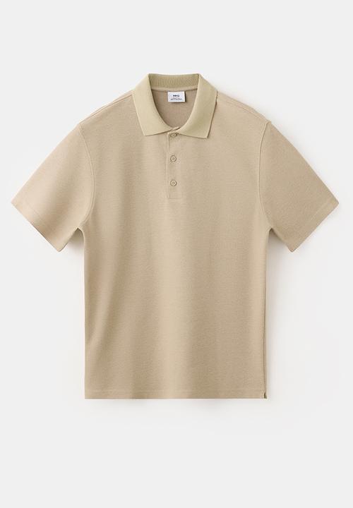 MANGO - Poloshirt Algarvep - Beige