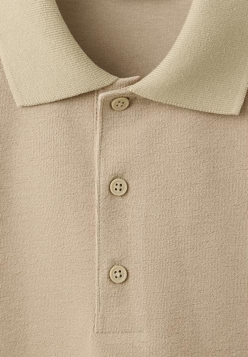 MANGO - Poloshirt Algarvep - Beige