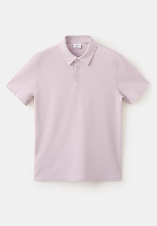 MANGO - Poloshirt Ezequi - Pastel Pink