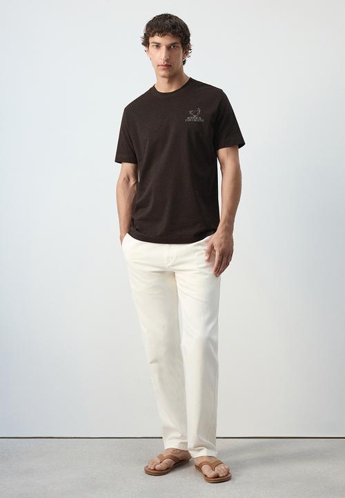 MANGO - T-Shirt Botanic - Brown
