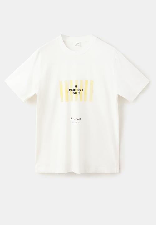 MANGO - T-Shirt Sun - Whiite
