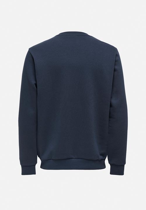 Only & Sons - Ceres Crew Neck Noos - Blue Nights
