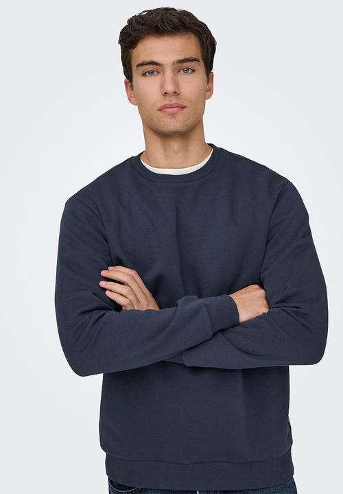 Only & Sons - Ceres Crew Neck Noos - Blue Nights