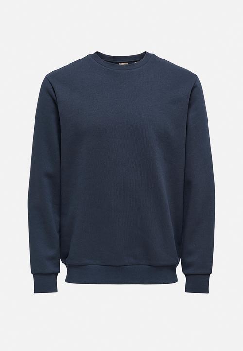 Only & Sons - Ceres Crew Neck Noos - Blue Nights