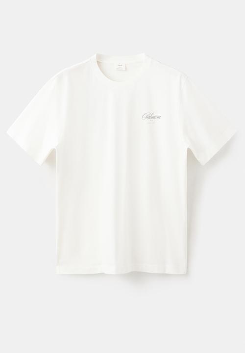 MANGO - T-Shirt Mango - Whiite