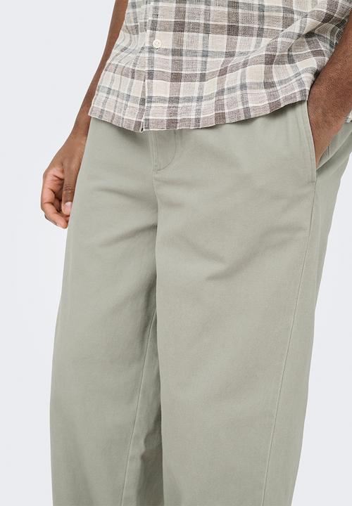 Only & Sons - Onstimes Loose Pants - Seagrass