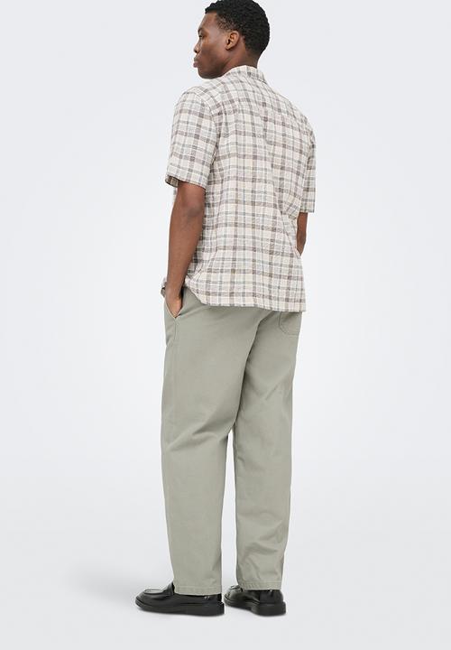 Only & Sons - Onstimes Loose Pants - Seagrass