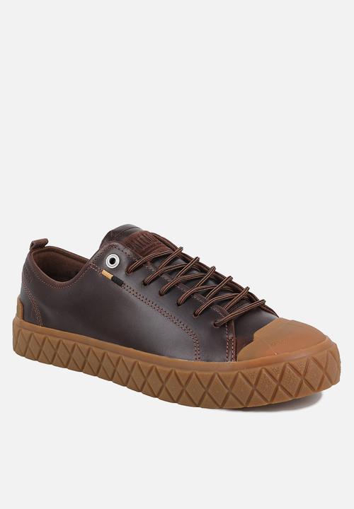 Palladium - PALLA ACE LO LTH BURNT BROWN