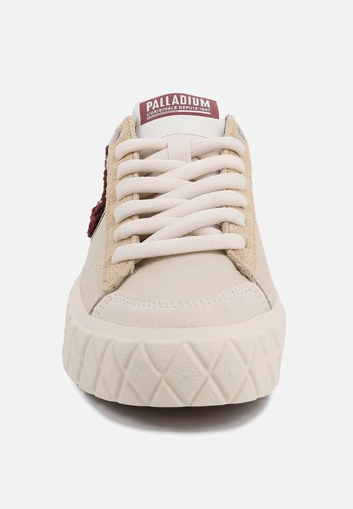 Palladium - Ace Lo Mix Lth - Whitecap Gray/Sand