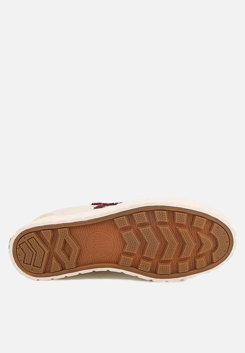 Palladium - Ace Lo Mix Lth - Whitecap Gray/Sand