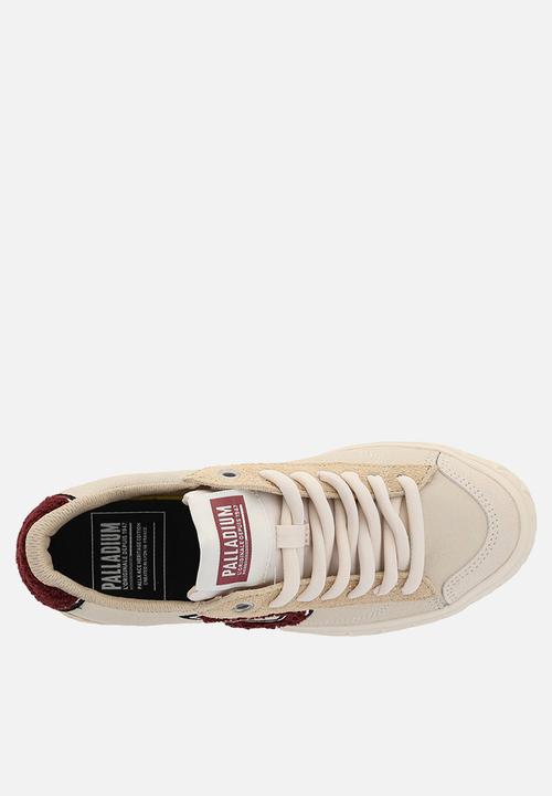 Palladium - Ace Lo Mix Lth - Whitecap Gray/Sand