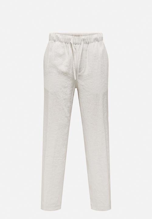 Only & Sons - Onssinus Trake Straight Pants - Moonstruck