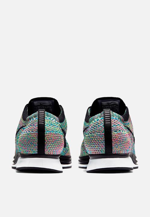 Nike Flyknit Racer - 526628-304 - Green Strike/Black - Blue