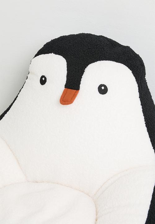 Pop Candy - Penguin bean bag chair - black/white