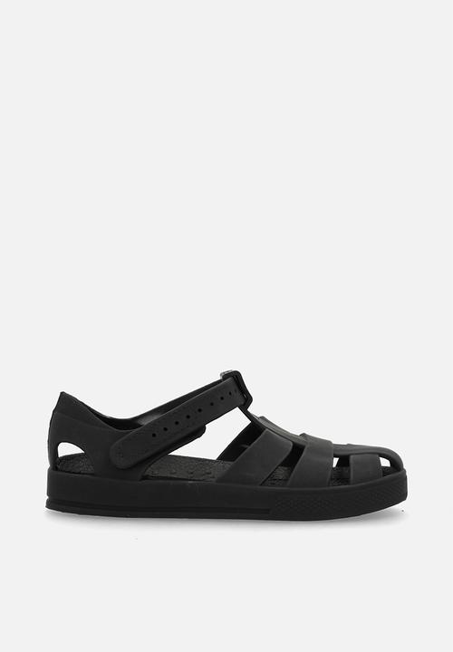Pop Candy - Fisherman-style jelly sandals - black