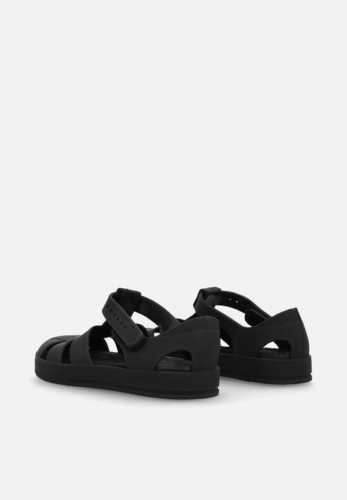 Pop Candy - Fisherman-style jelly sandals - black