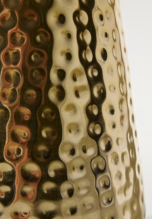 Sixth Floor -  Hammered Planter - Gold