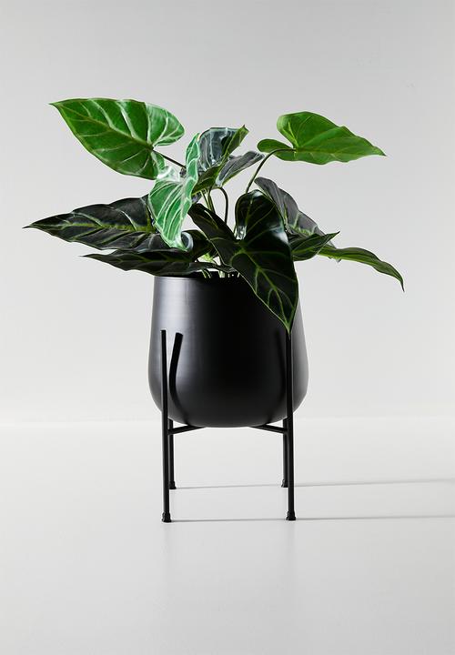 Sixth Floor - Standing Planter Round - Black