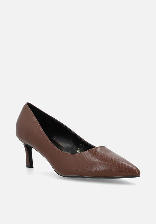 Butterfly Feet - Angelica 1 court heel - chocolate