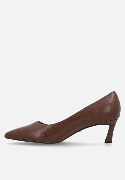 Butterfly Feet - Angelica 1 court heel - chocolate