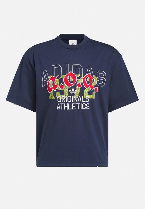adidas Originals -  AOA Graphic Tee - Night Indigo Blue 