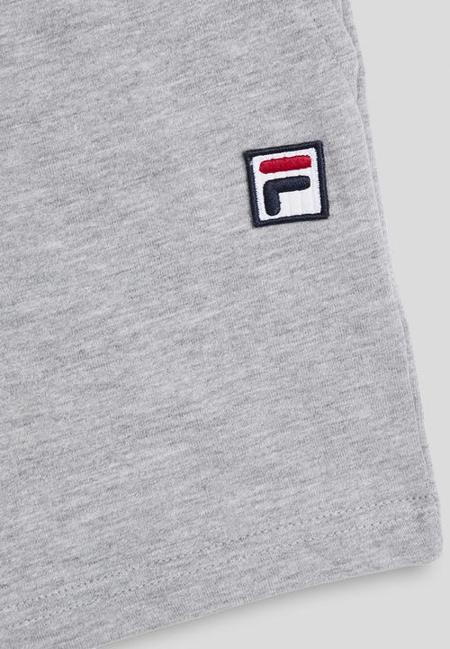 FILA - Dustin Shorts -Grey Melange/Fila Blue/Fila Red