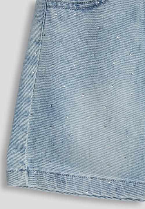 Pop Candy - A-line denim skirt - light blue
