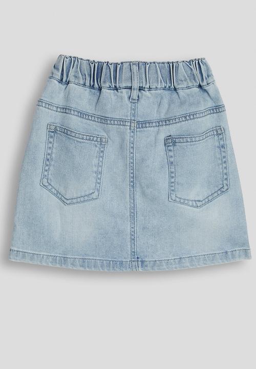 Pop Candy - A-line denim skirt - light blue