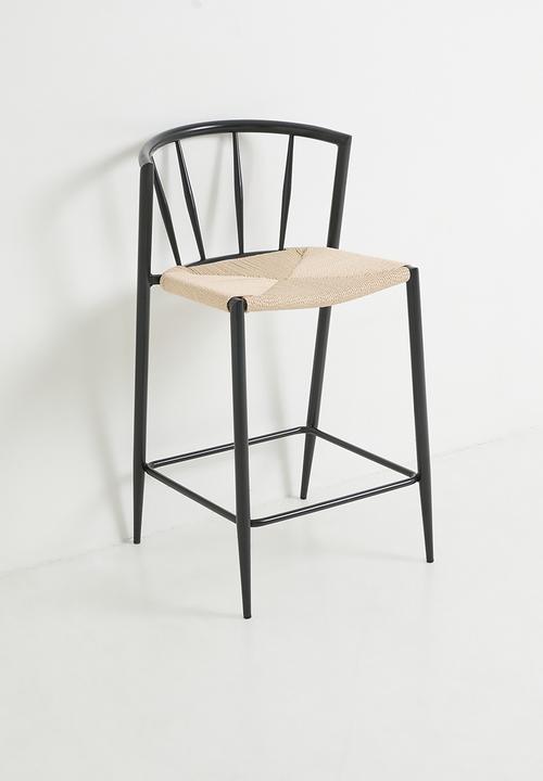 Sixth Floor - Aspen Bar Stool - Black