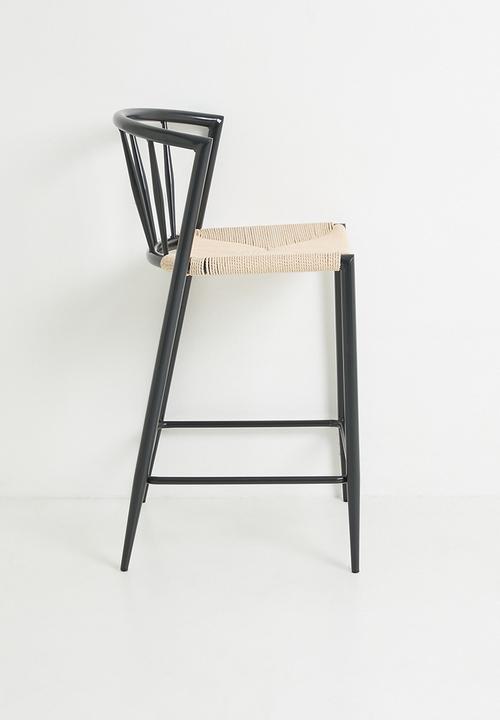 Sixth Floor - Aspen Bar Stool - Black