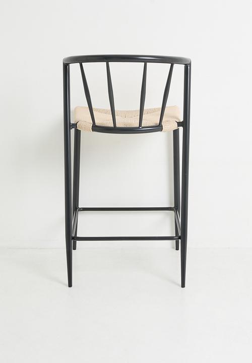 Sixth Floor - Aspen Bar Stool - Black