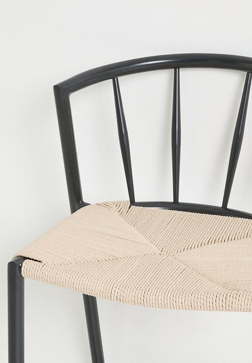 Sixth Floor - Aspen Bar Stool - Black