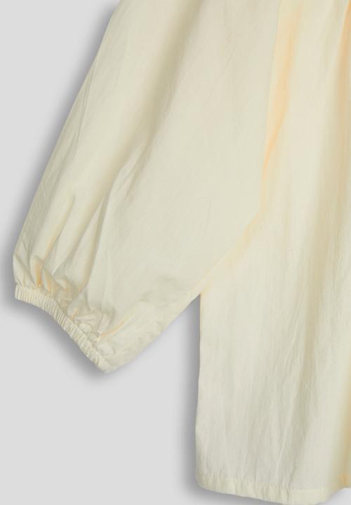 Pop Candy - Bow applique collar blouse - cornsilk